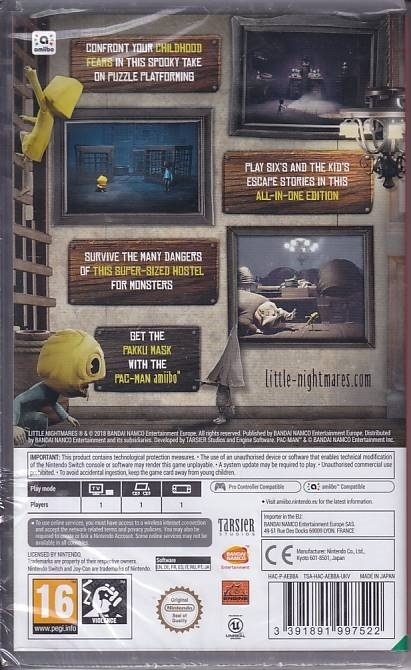 Little Nightmares Complete Edition - i Folie - Nintendo Switch spil (AA Grade) (Genbrug)